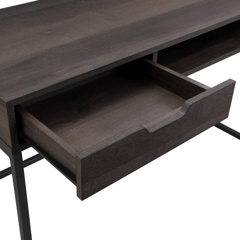 Contempo 40" Desk with Drawer and Shelf