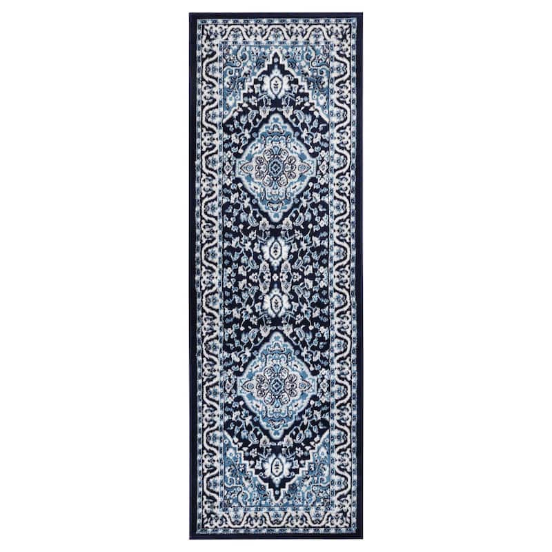 Superior Glendale Floral Medallion Indoor Area Rug