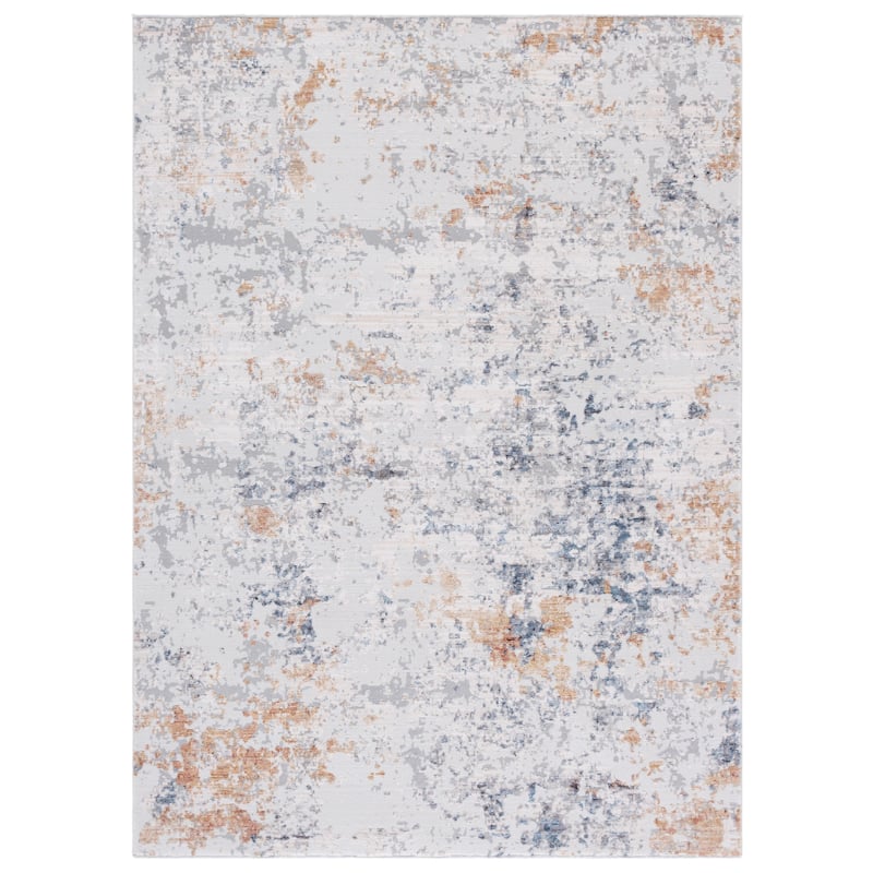 SAFAVIEH Elwood Audur Modern Abstract Rug - Ivory/Grey - 4' x 6'