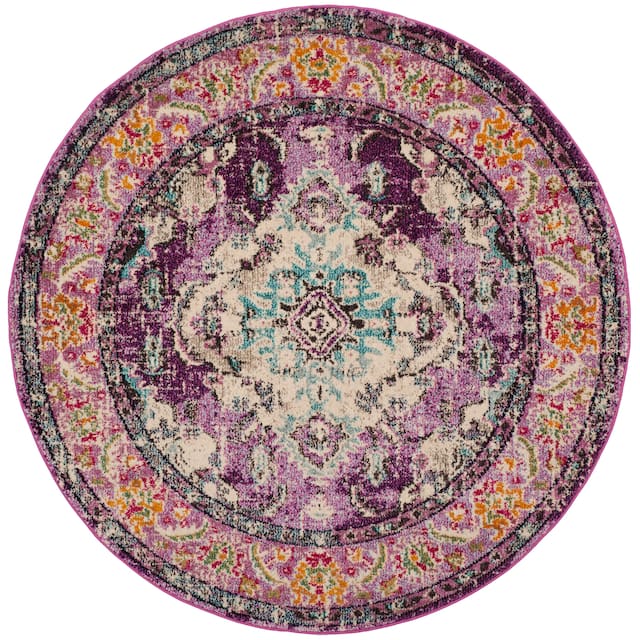 SAFAVIEH Monaco Lillie Boho Medallion Distressed Area Rug