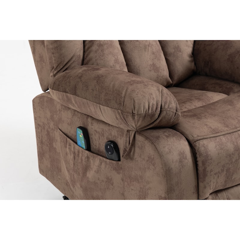 Power Lift Recliner Chair with Massage & Heating, Ergonomic Lounge Sofa Chair, Electric Massage Chair with USB Port