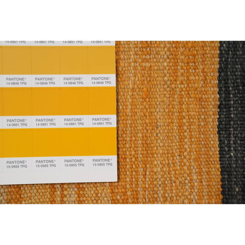 Hand Woven Southwestern Wool Multi-Colored Geometric Area Rug - 12' 10'' X 10' 0''