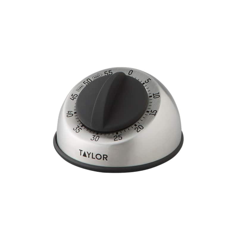 Taylor Mechanical Stainless Steel 60 Minute Timer