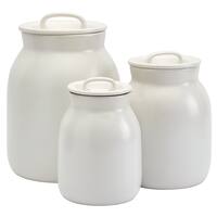 Buy White Kitchen Canisters Online at Overstock | Our Best ...