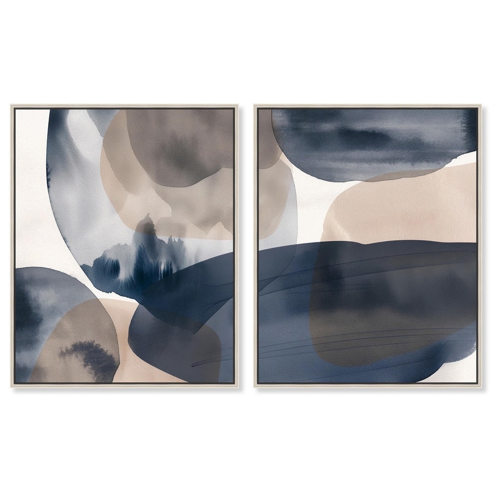 Rust and Noir Canvas Set of 2 by Art Remedy