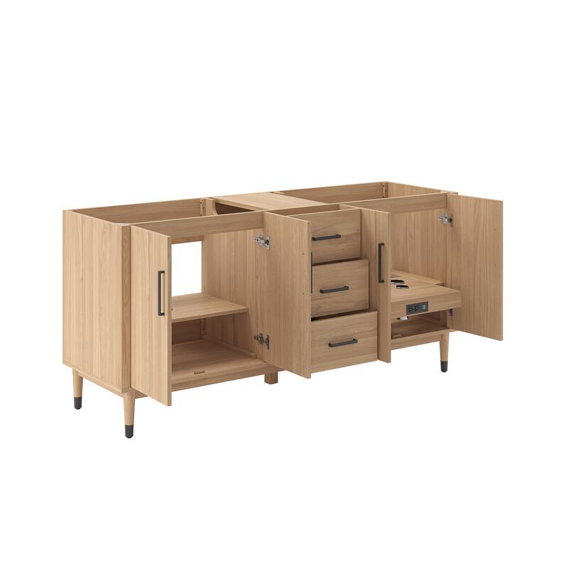 Fresca FCB4472 Sawyer 72" Double Free Standing Vanity Cabinet Only