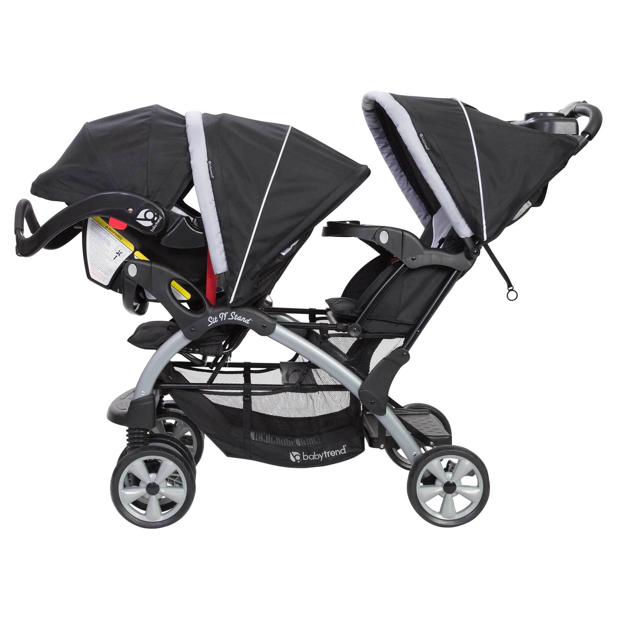 Baby Trend Sit N Stand Easy Fold Travel Toddler Baby Double