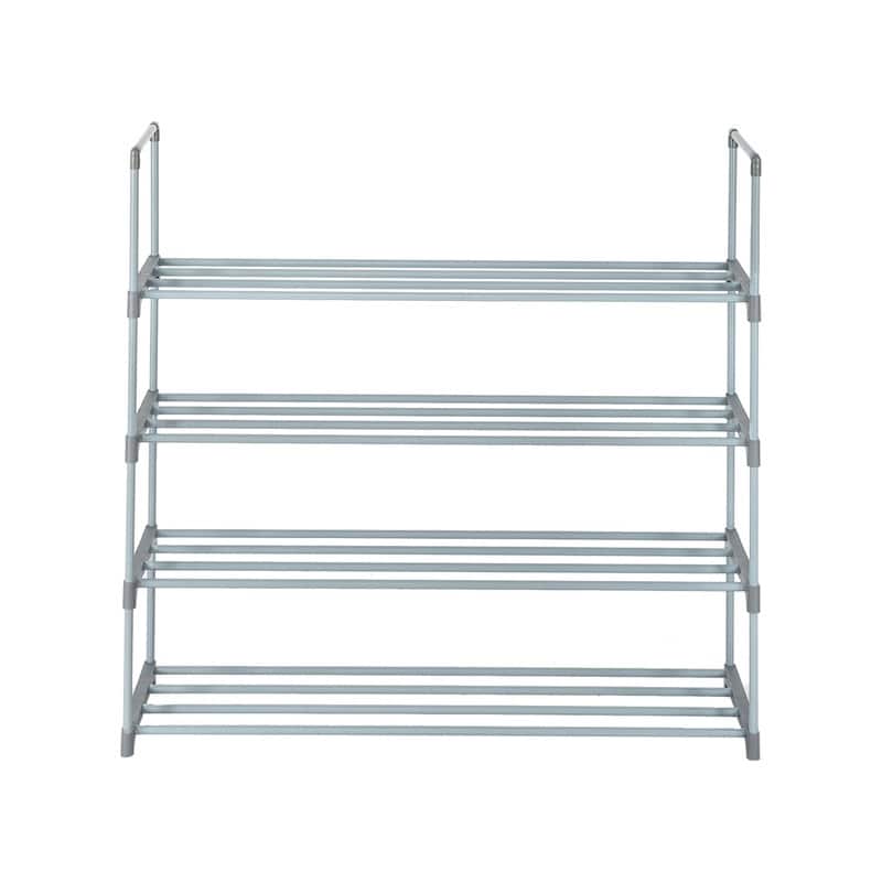 4-Tier Shoe Rack Metal Shoe Tower 20-Pair Shoe Storage Organizer