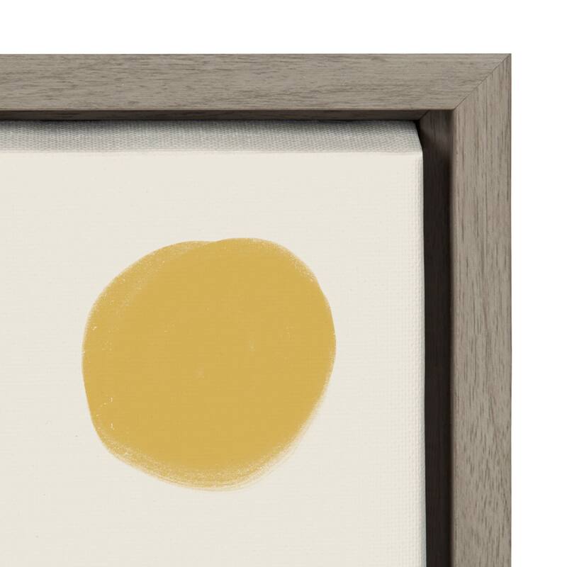 Kate and Laurel Sylvie Zen Garden 2 Framed Canvas by Kelly Knaga