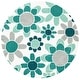preview thumbnail 67 of 78, SAFAVIEH Handmade Kids Miens Floral Wool Rug 5' Round - Ivory/Green