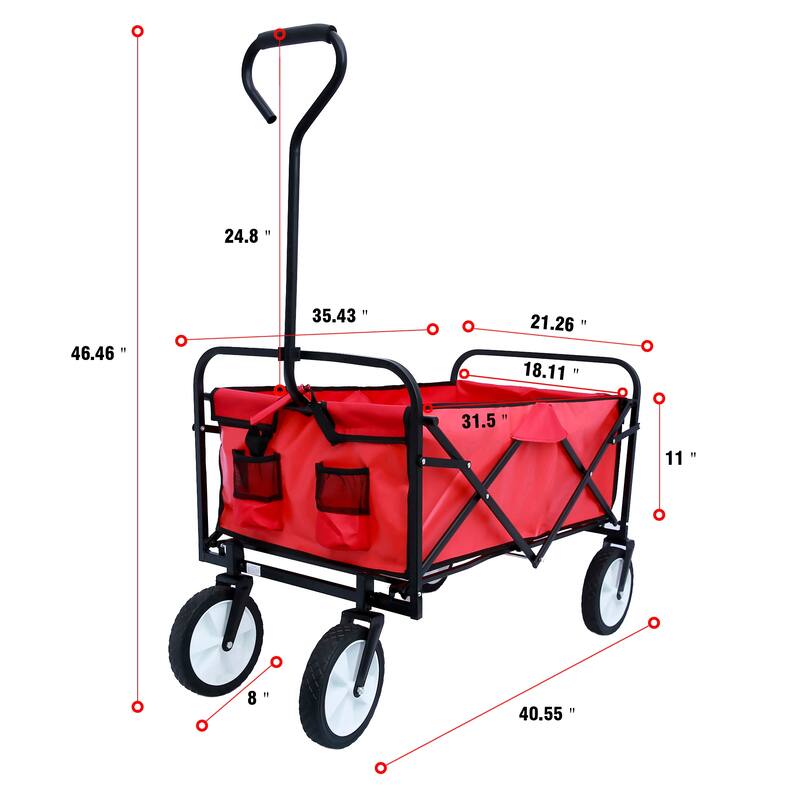 Folding Wagon Garden Shopping Beach Cart