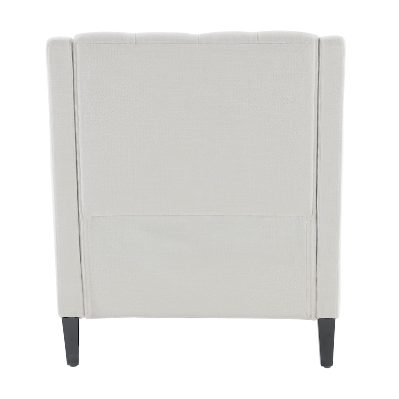 HUIMO Arm Chair Comfy Club Chair with Ottoman and Pillow