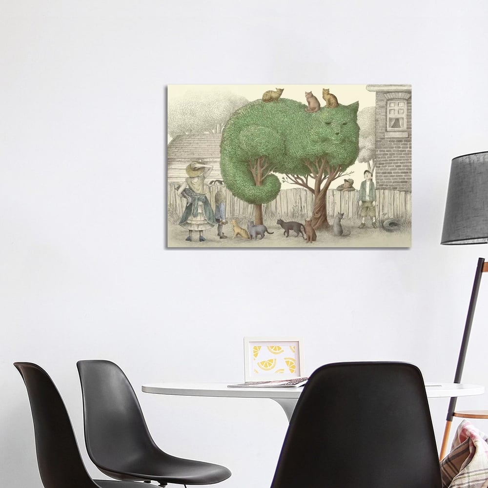iCanvas "The Cat Tree" by Eric Fan Canvas Print
