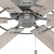 preview thumbnail 9 of 10, Hunter 52" Gilrock Windmill Ceiling Fan and Pull Chain - Industrial, Modern Farmhouse