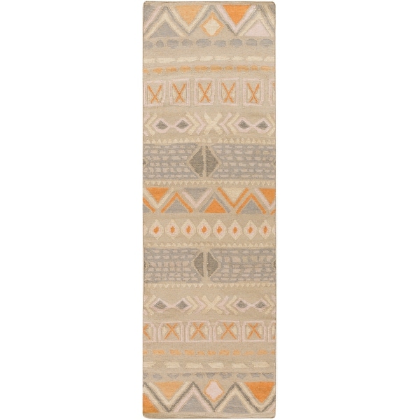 Hand-Woven Stephen Southwestern Wool Area Rug. Opens flyout.