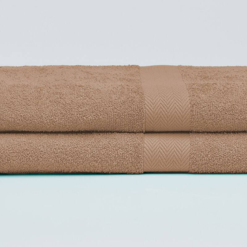 Deluxe 2-Piece 100 Cotton Bath Sheet