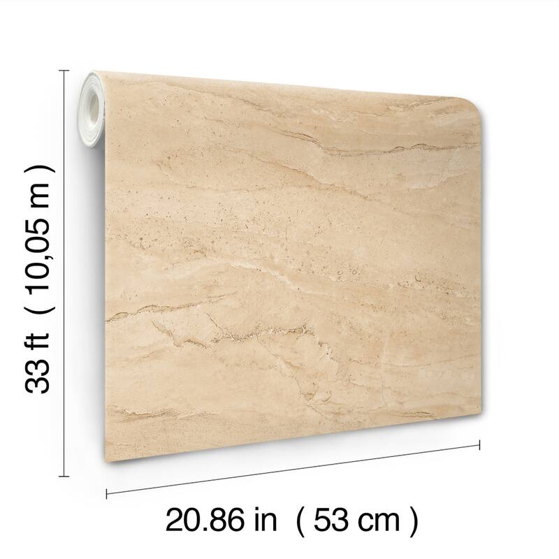 Chesapeake Morgana Light Brown Stone Wallpaper