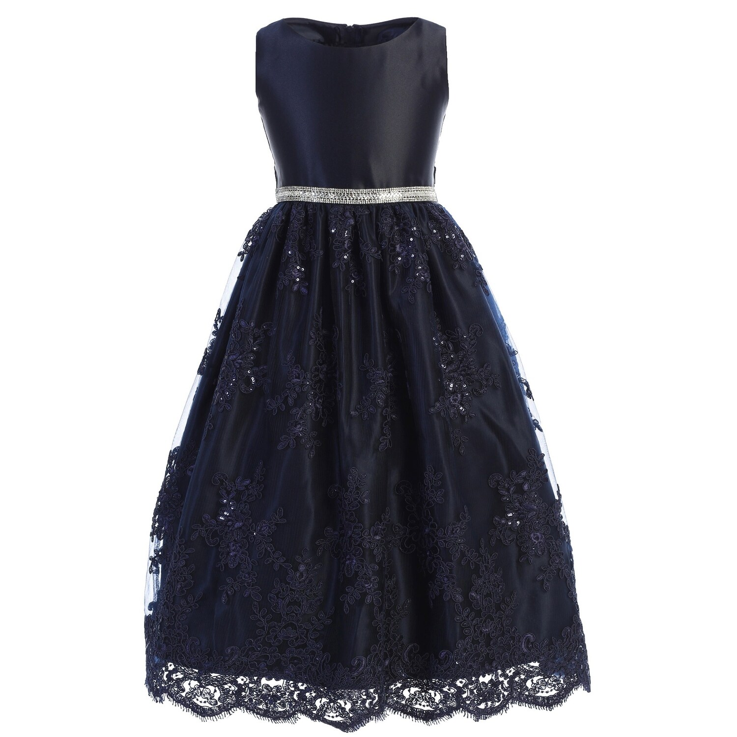 navy blue dress 2t