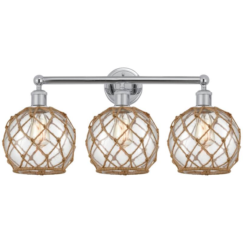 Innovations Lighting Endless Possibilities Edison - Farmhouse Rope - 3 Light 26" Bath Vanity Light