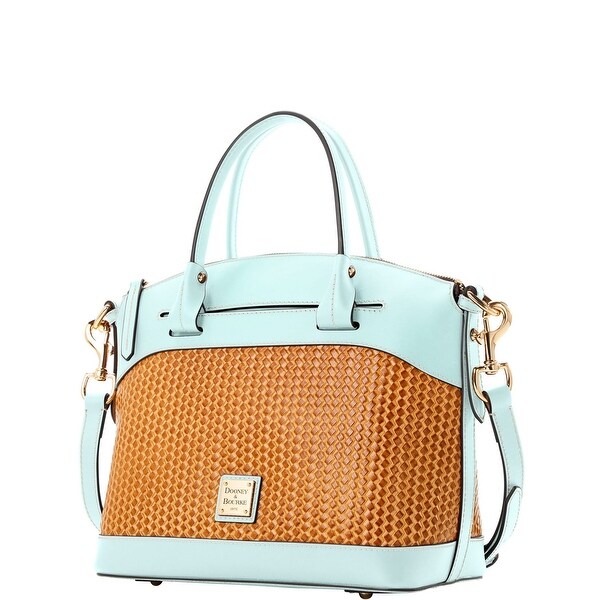dooney & bourke beacon woven domed satchel
