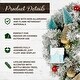 preview thumbnail 7 of 10, Fraser Hill Farm 24-in. Christmas Snowy Wreath Door Hanging