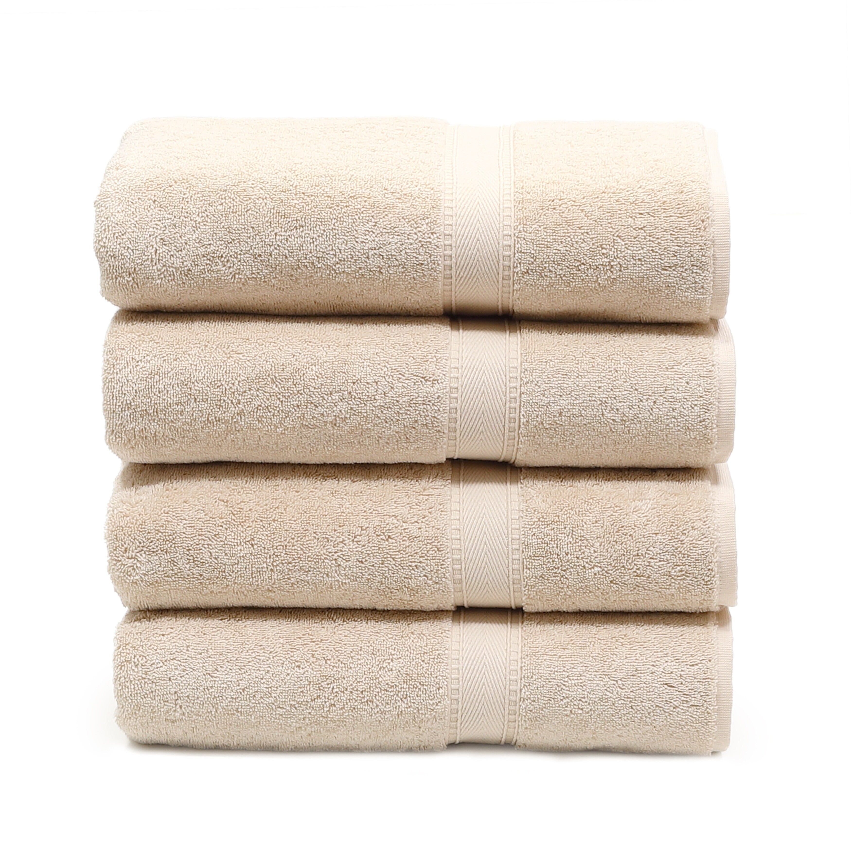 4-Piece Bath Towels Set for Bathroom, Spa & Hotel Quality, 100% Cotton  Turkish Towels