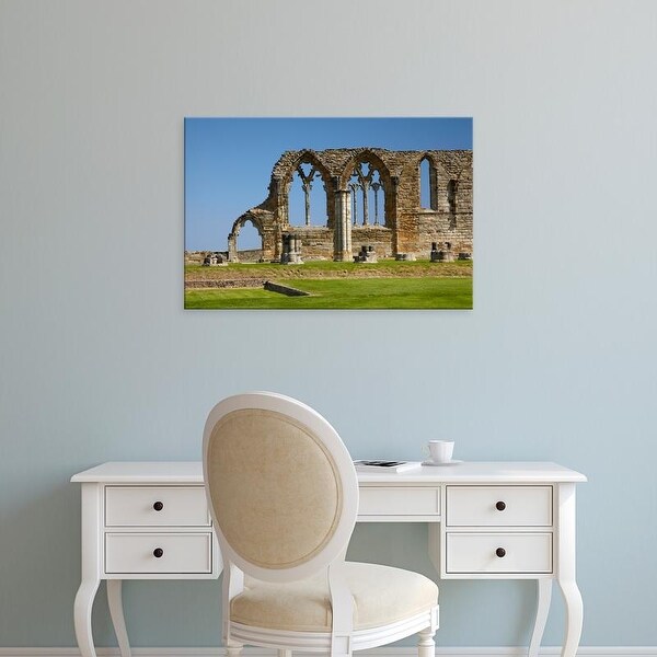 Easy Art Prints David Wall's 'Whitby Abbey Ruins (Built Circa 1220)' Premium Canvas Art