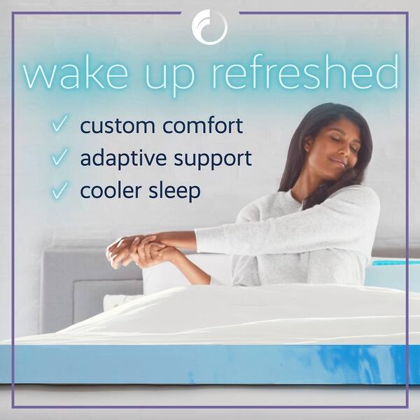 Shop Comfort Revolution 2 Gel Infused Memory Foam Mattress Topper On Sale Overstock 31204636