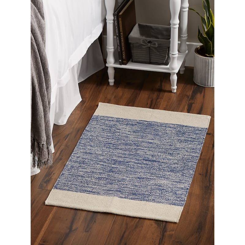 DII Stone Dobby Stripe Hand-Loomed Rug 2ft 6inx6 Ft - 36.0 In. L X 24.0 In. W X 0.2 In. H