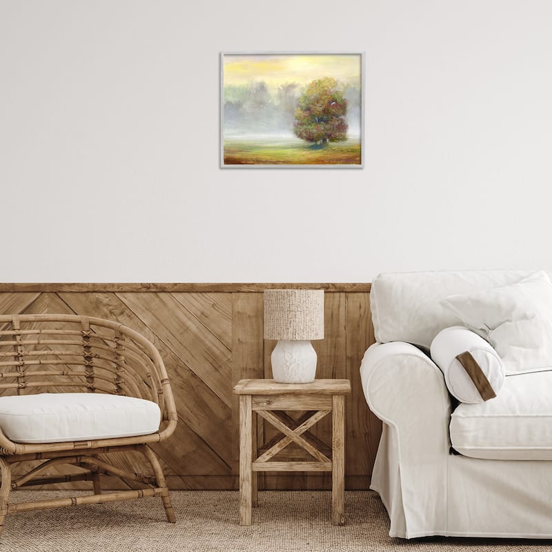 Stupell Dry Brush Tree in Nature Framed Giclee Art Design By Ashley Davis