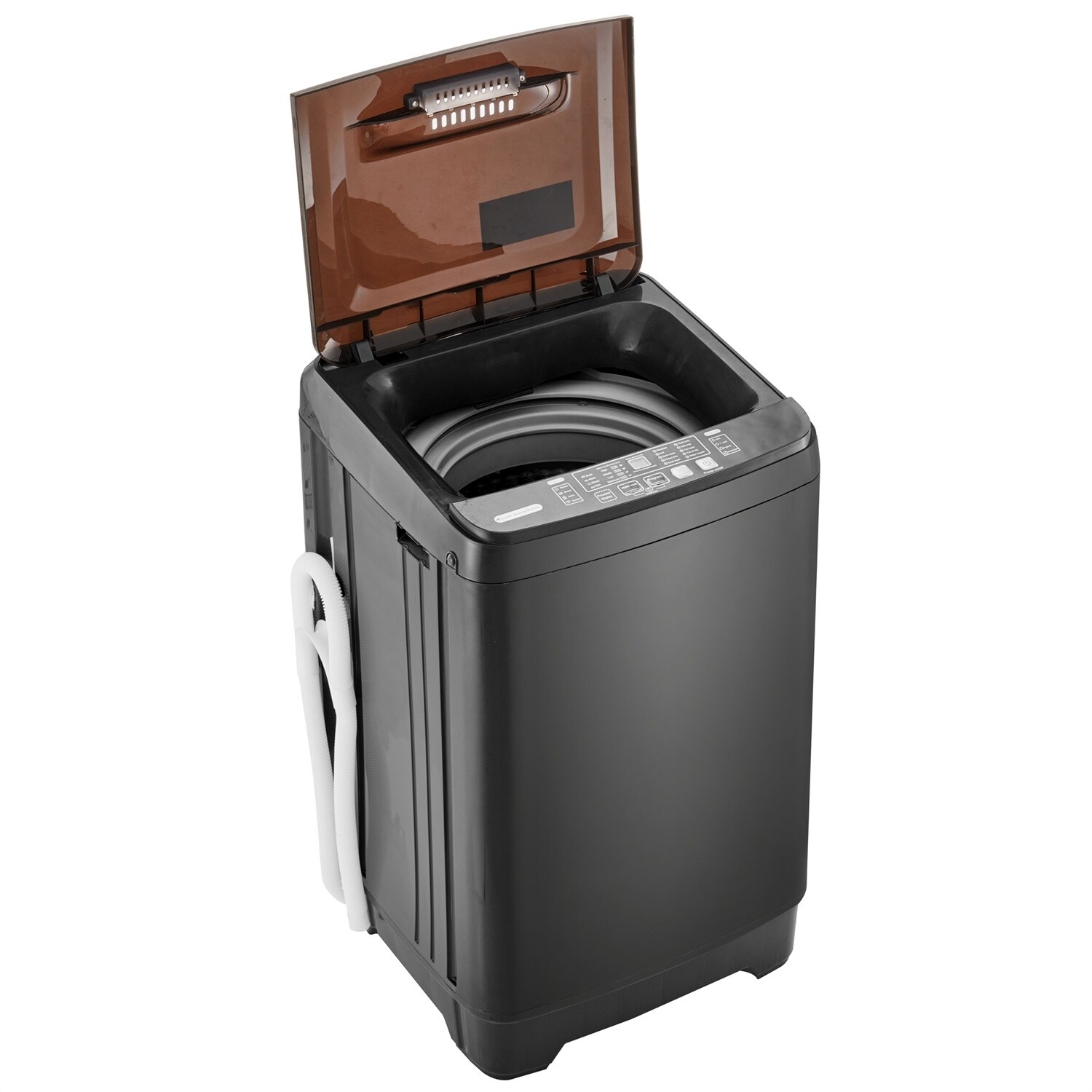 Homcom 2-In-1 Full Automatic Portable Washing Machine and Spin Dryer,  1.38Cu Ft Compact Laundry Washer with Wheels, Built