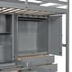 preview thumbnail 15 of 28, Twin Bunk Bed with Hydraulic Lift Storage, Built-In Wardrobe, and 6 Drawers,Kids and Baby