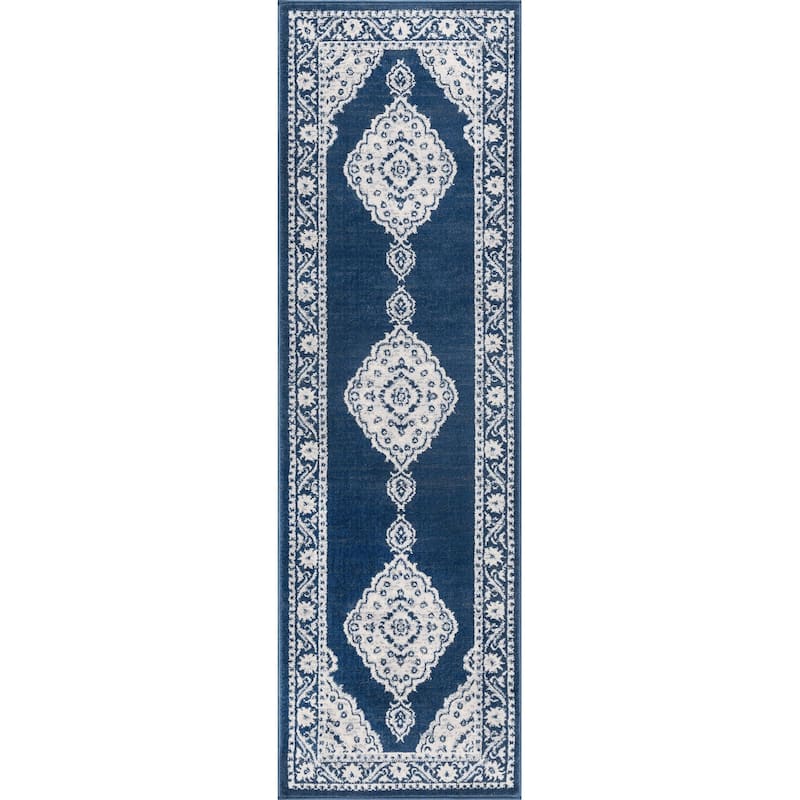 Carrington Shabby Chic Medallion Indoor Area Rug