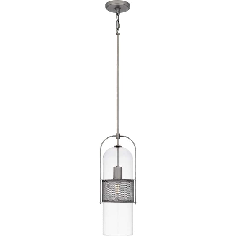 Soffer 1-Light Antique Nickel Mini Pendant Light
