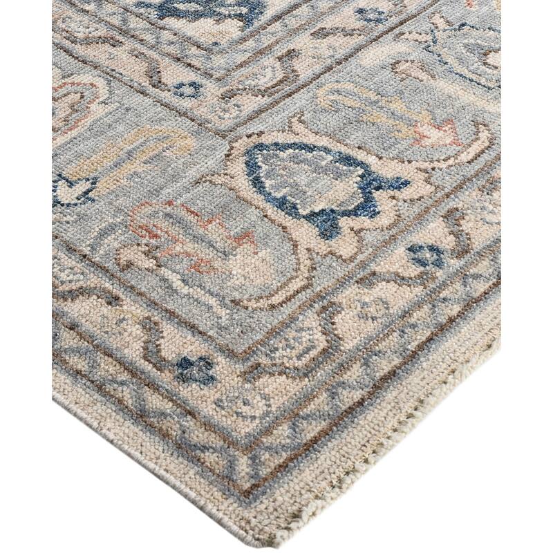 Oushak One-of-a-Kind Hand-Knotted Area Rug - Ivory - 8' 2" x 9' 8"