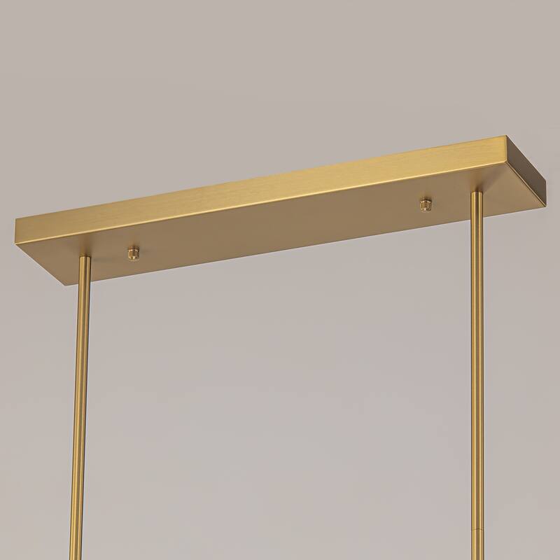 56.7'' 8-Light Linear Chandelier Kitchen Island Pendant