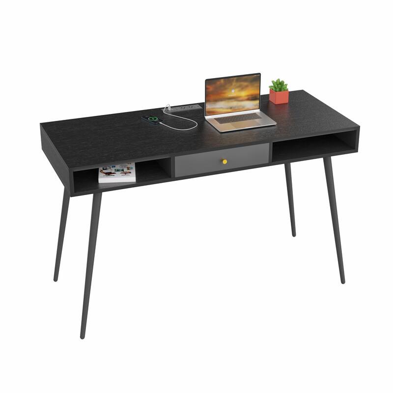 Multifunctional Home Office Computer Desk with USB Ports and Power