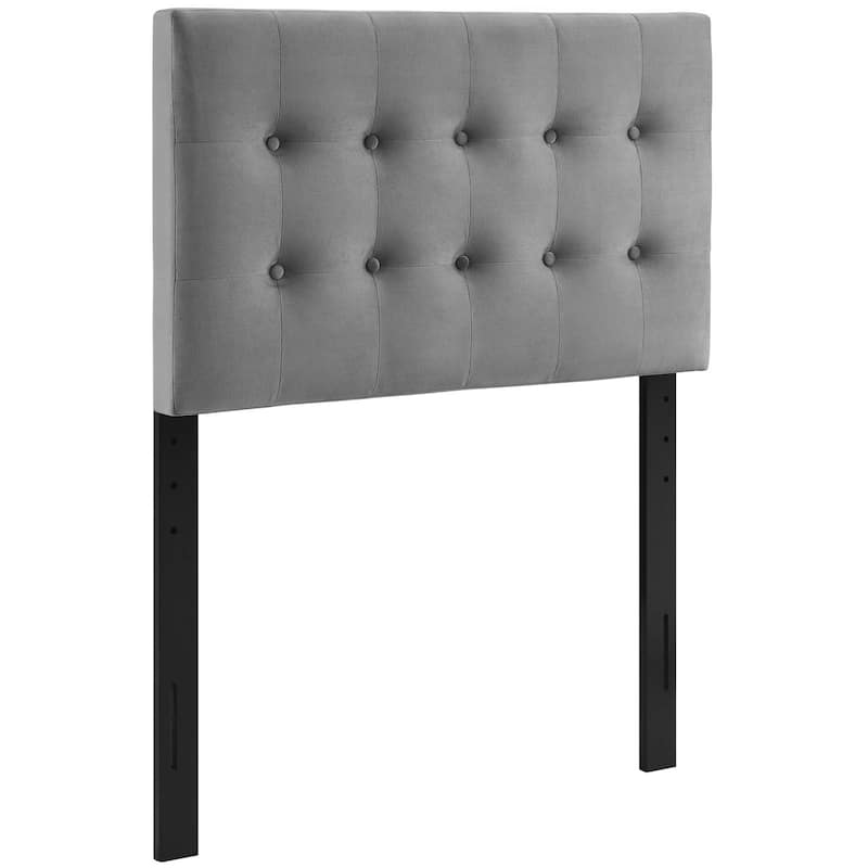 Emily Twin Tufted Performance Velvet Headboard