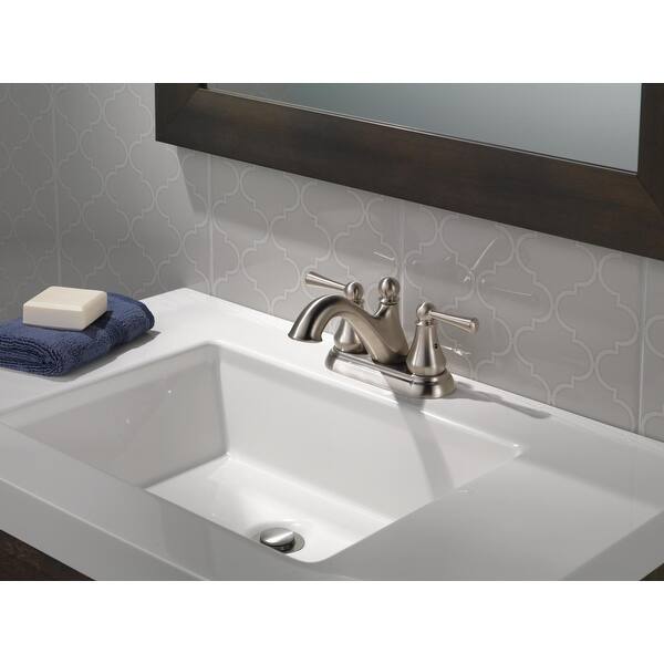 Shop Delta 25999lf Haywood Centerset Bathroom Faucet With Pop Up