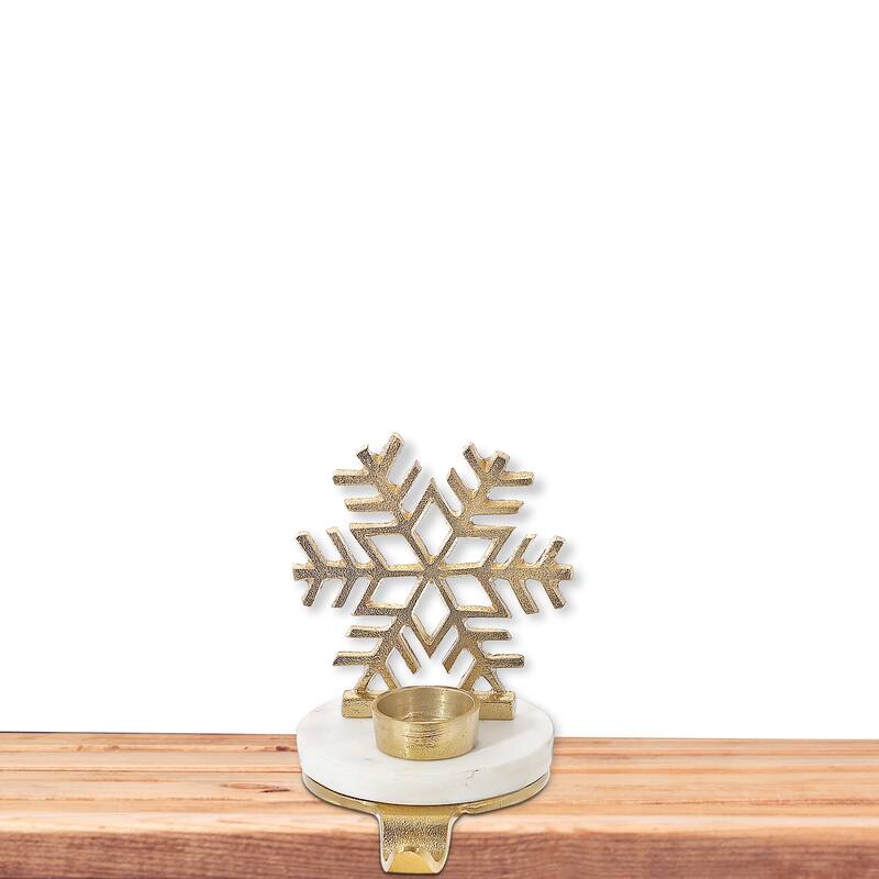 Christmas Snowflake With Tealight Stocking Holder