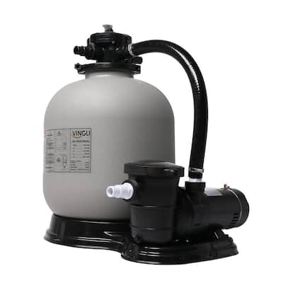 Sand Pool Filter 24in Tank with 1.5 HP Pump 115V