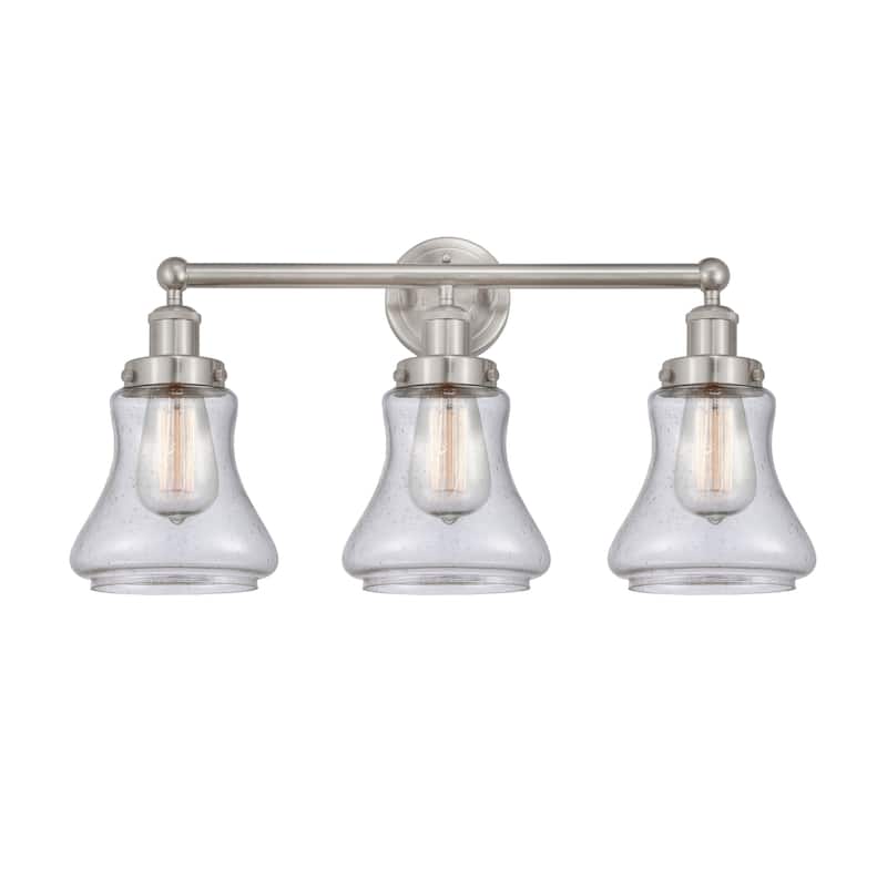 Innovations Lighting 616-3W-10-25 Bellmont Vanity Bellmont 3 Light 25" - Brushed Satin Nickel / Seedy