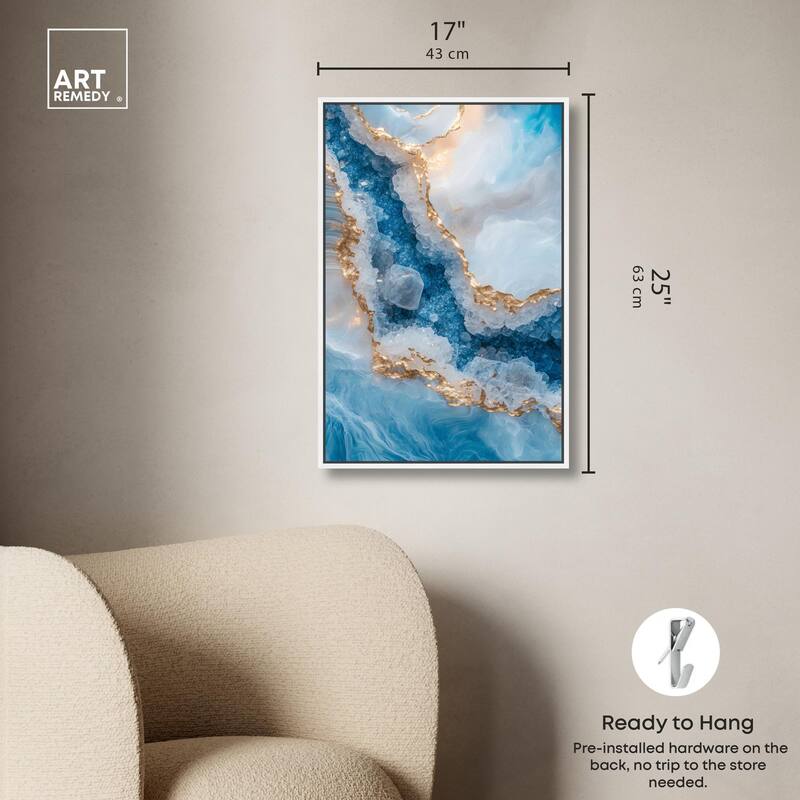 Molten Topaz I Canvas by Art Remedy