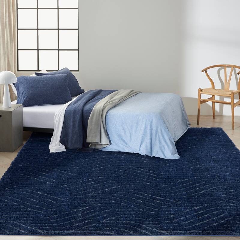 Calvin Klein Surfaces Indoor Solid Area Rug