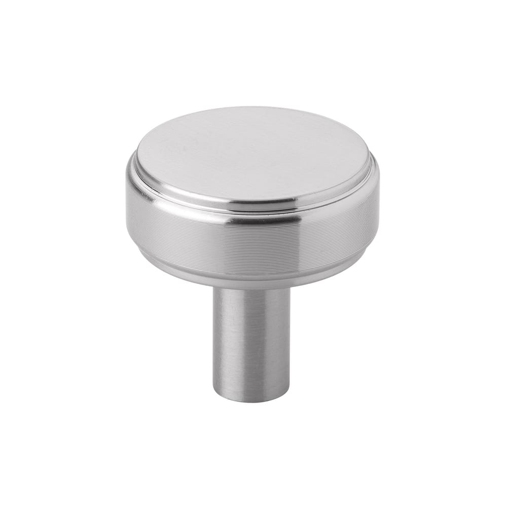 GlideRite 1-1/2" Diameter Solid Smooth Round Cabinet Knob for Kitchen and Bath - 5827