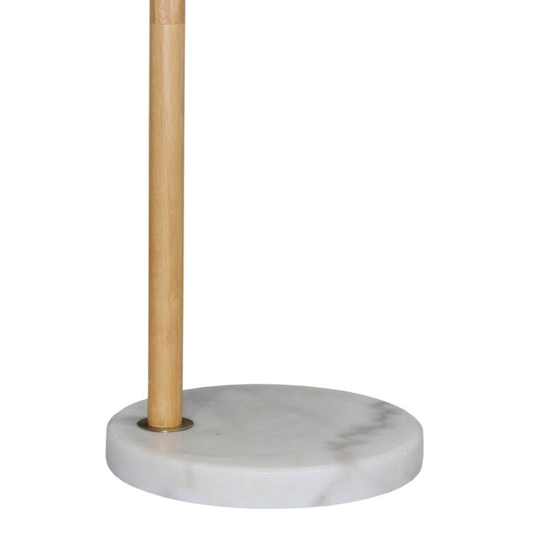 Tall Corner Floor Lamp, Standing Light for Living Room, Bedroom & Office Space Illumination, White Lampshade Floor Lamp 110V