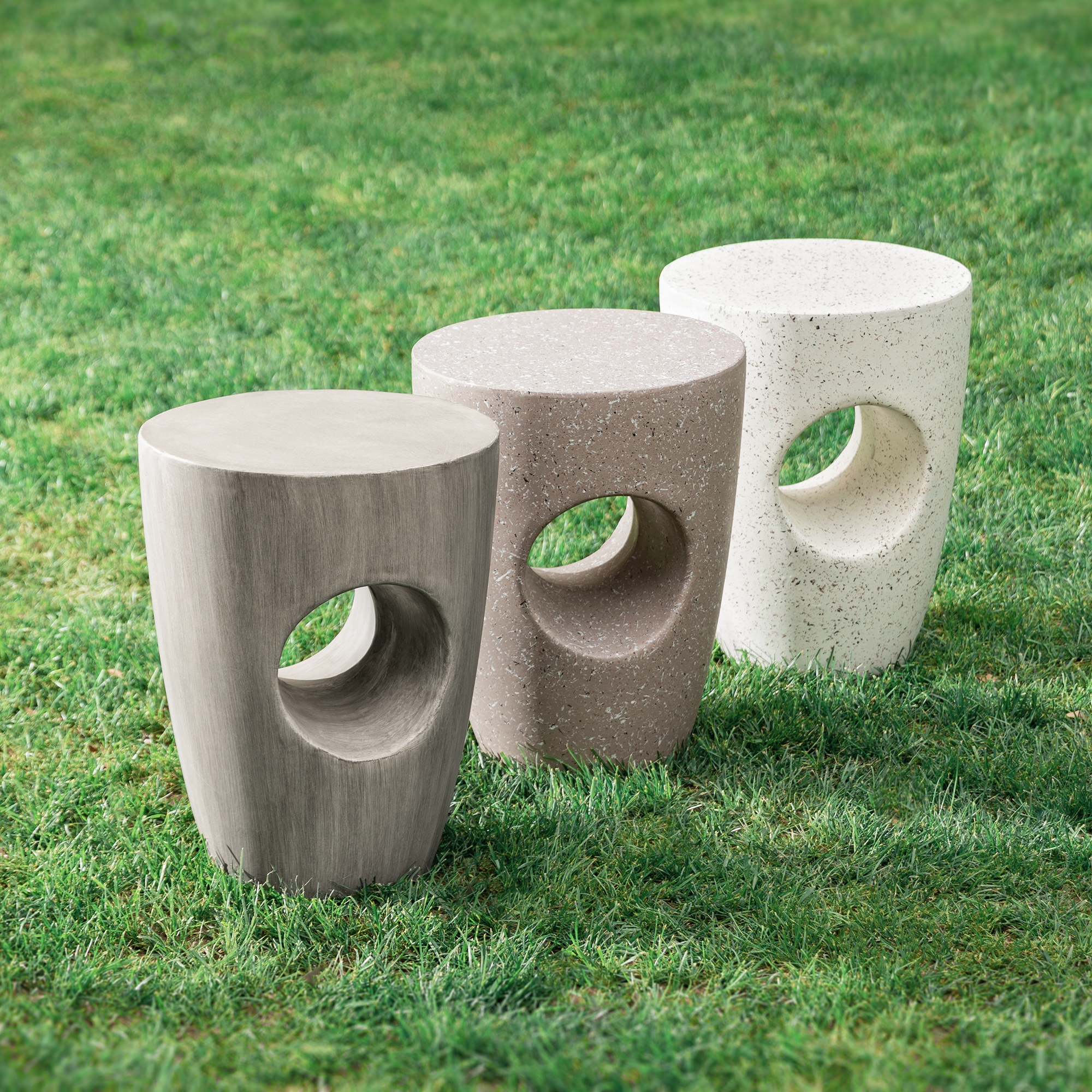 Stone garden on sale stool