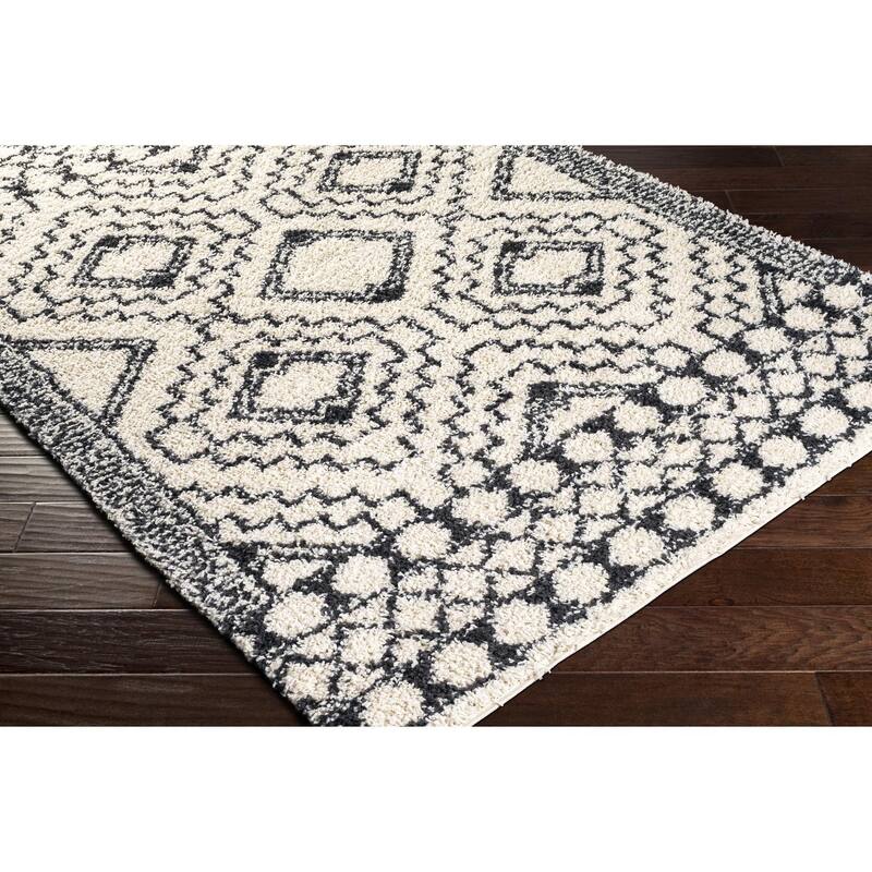 Livabliss Bohemian & Eclectic Beni Shag Tribal Area Rug