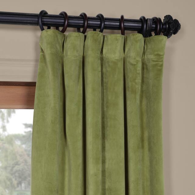 Exclusive Fabrics Signature Velvet Blackout Curtain (1 Panel)