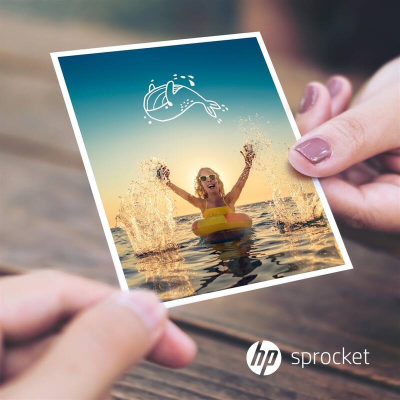 HP Sprocket 3.5" x 4.25" Sticky-Backed Zink Photo Paper (300-Pack), Compatible w/Photobooth - White